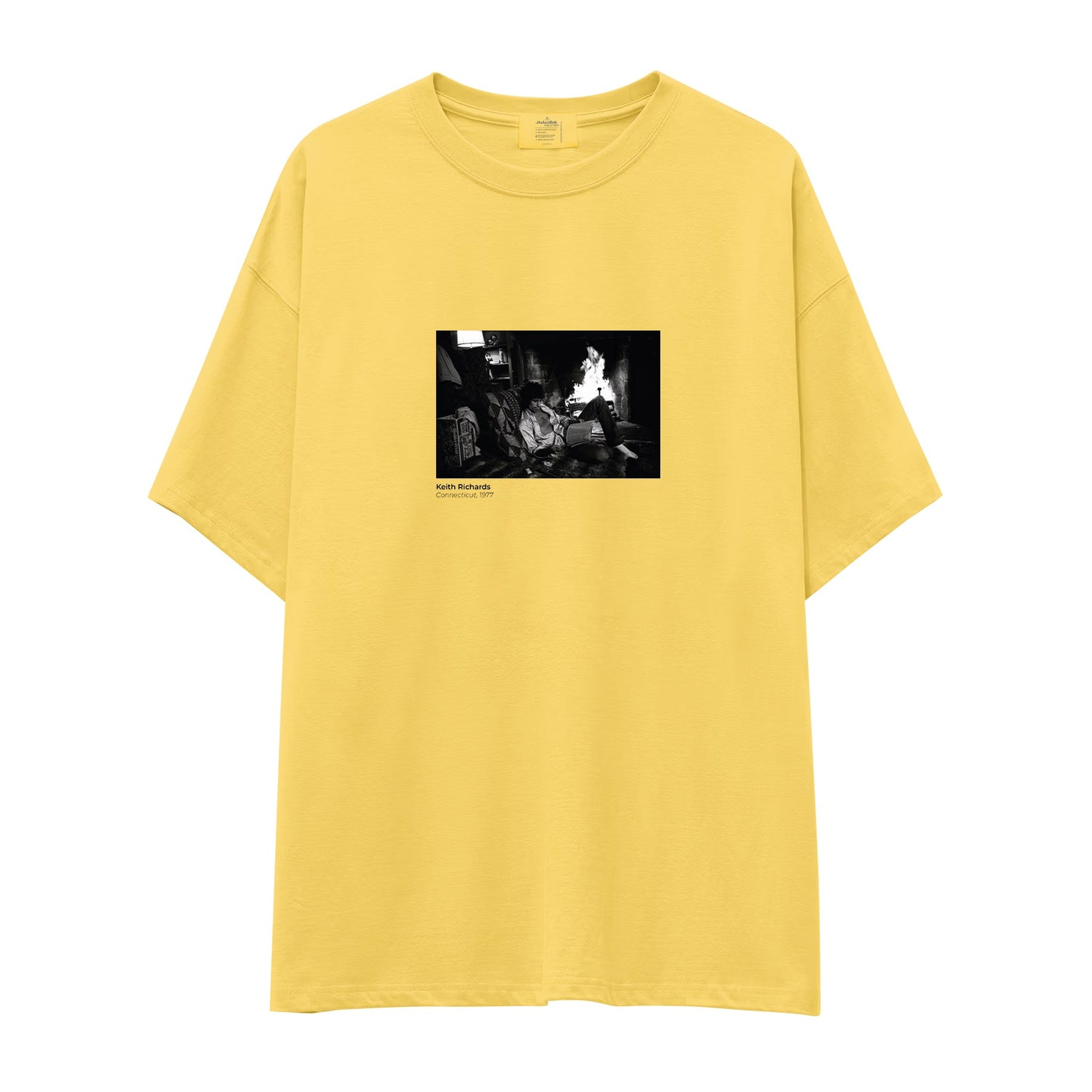 Keith Richards Connecticut 1977 Oversize Tişört