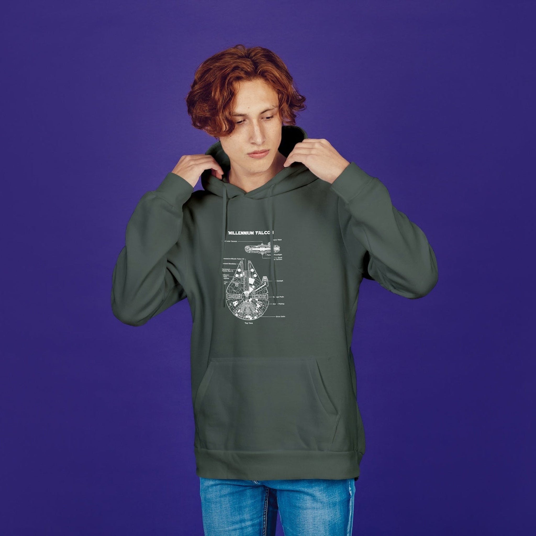 Millennium Falcon Oversize Hoodie