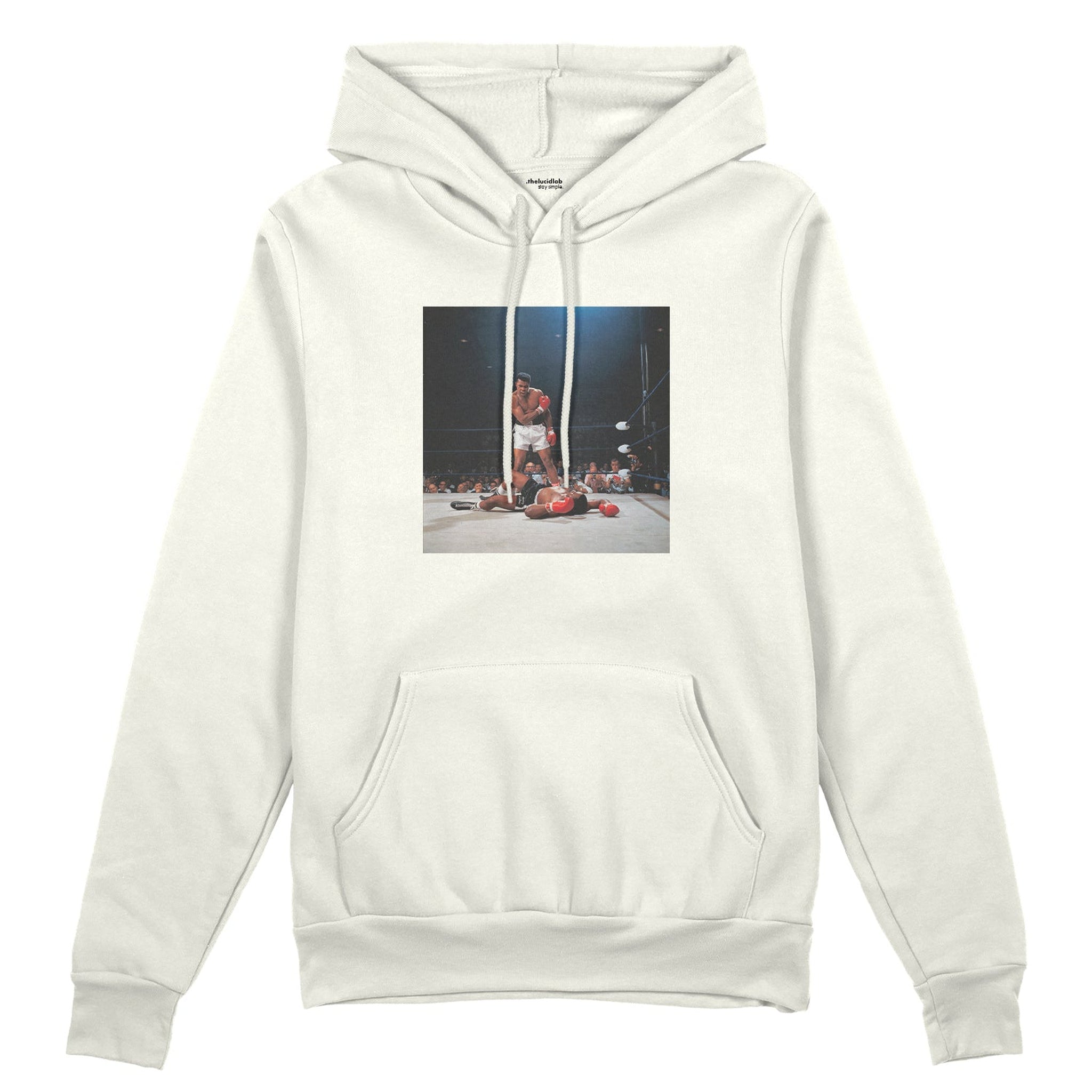 Muhammed Ali And Sonny Liston Usa 1965 Oversize Hoodie