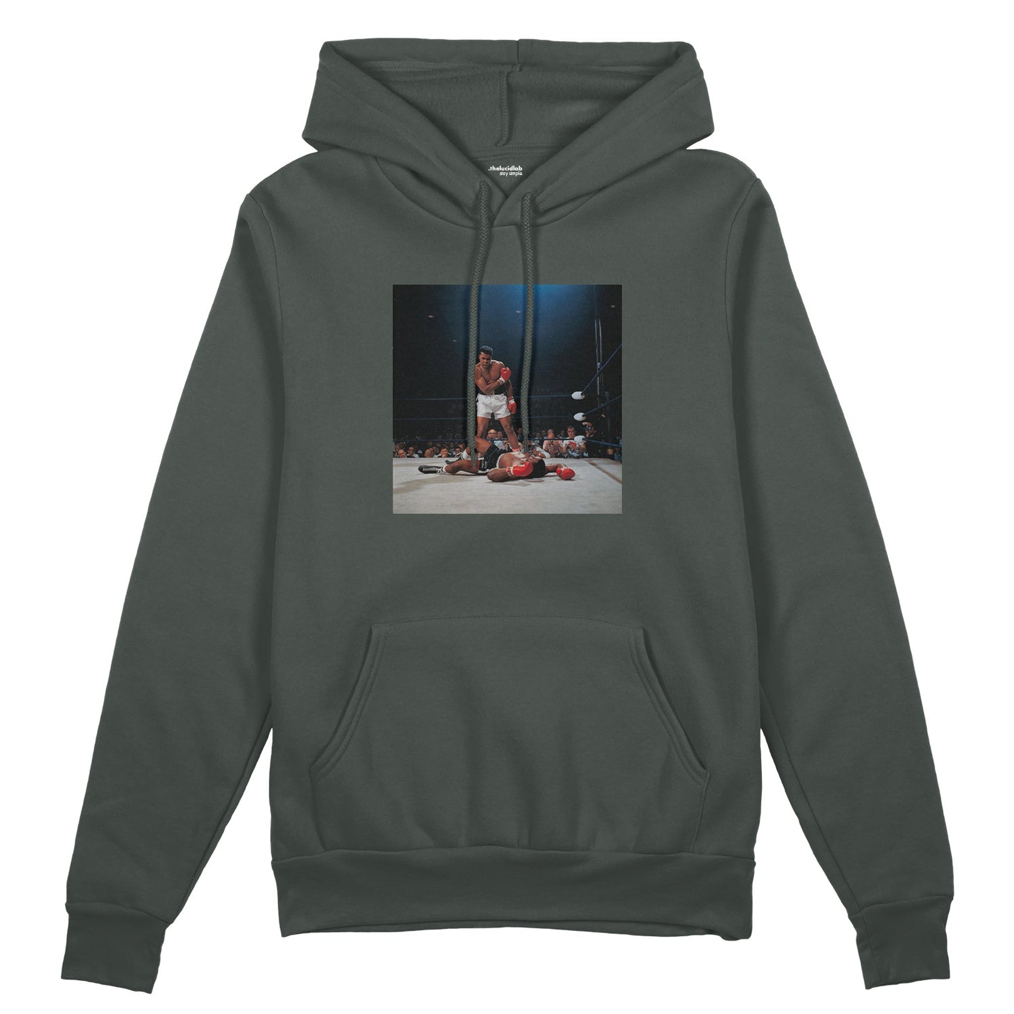 Muhammed Ali And Sonny Liston Usa 1965 Oversize Hoodie