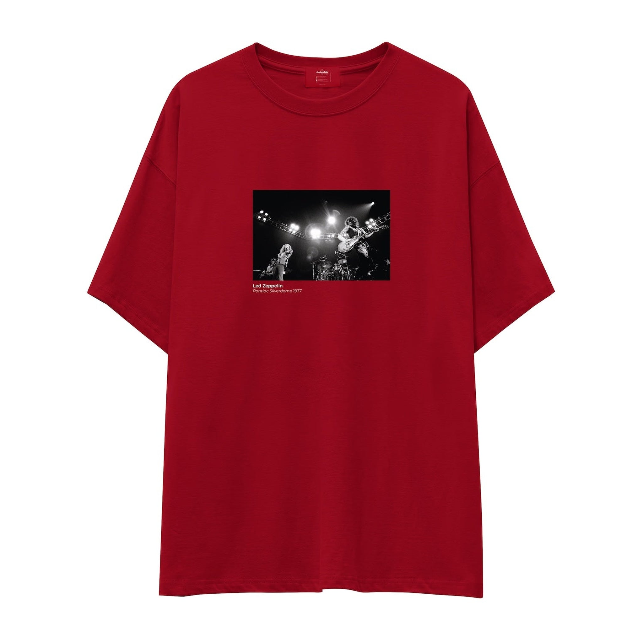 Led Zeppelin Pontiac Silverdome 1977 Oversize Tişört
