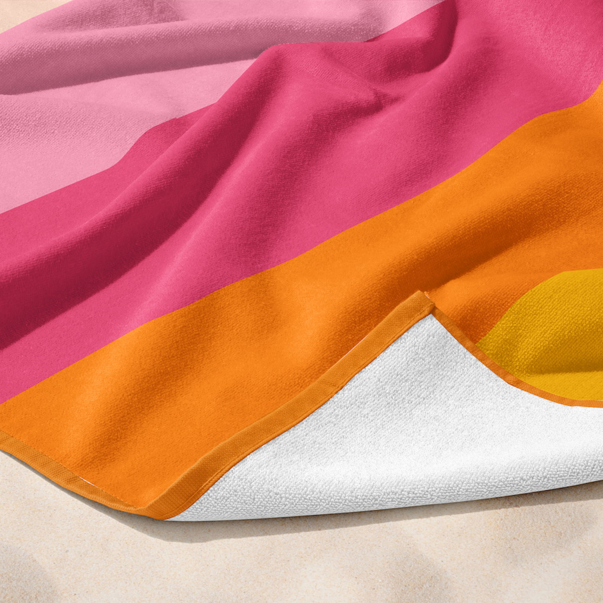 Beach Color Palette Plaj Havlusu