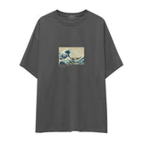 Kanagawa Oki Nami Ura Oversize Tişört