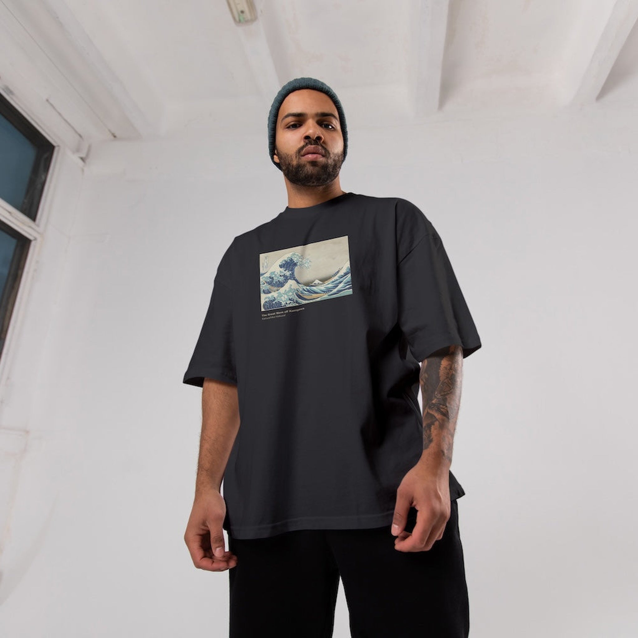 Kanagawa Oki Nami Ura Oversize Tişört