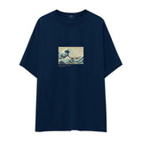 Kanagawa Oki Nami Ura Oversize Tişört