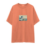 Kanagawa Oki Nami Ura Oversize Tişört