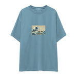Kanagawa Oki Nami Ura Oversize Tişört