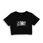 Guernica Crop Tişört — Siyah