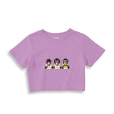Diplomatic Monkeys Crop Tişört