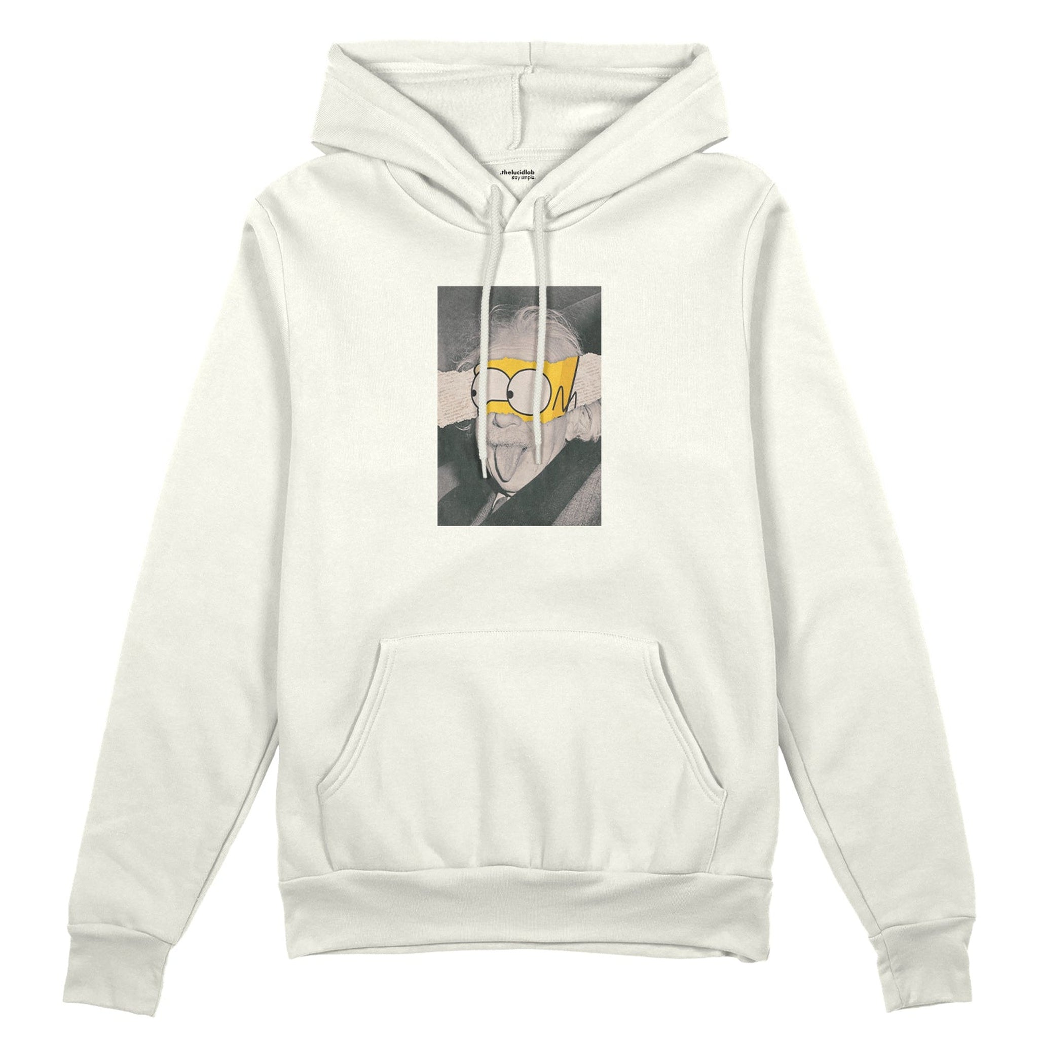 Albert Einstein / Homer Simpson Oversize Hoodie