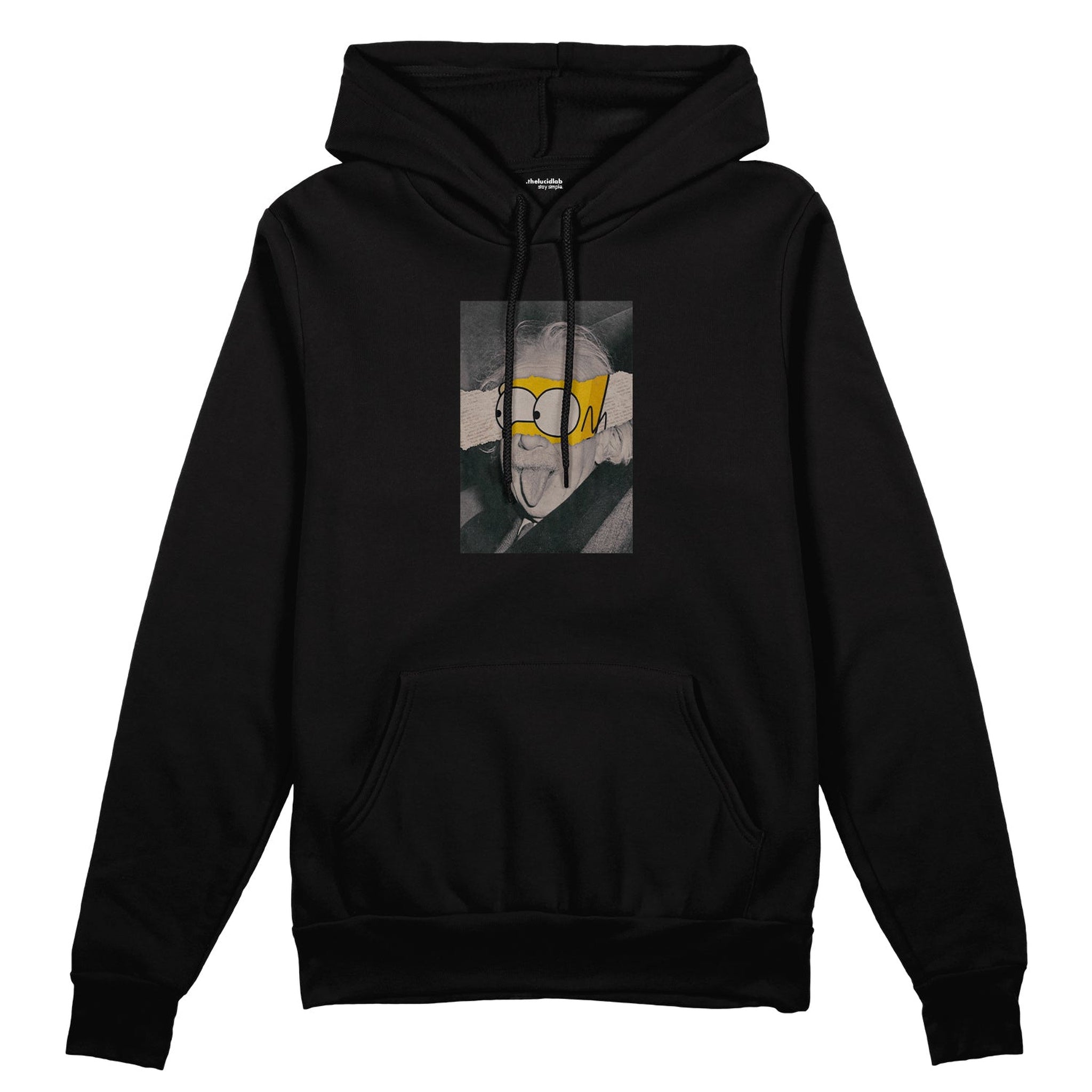 Albert Einstein / Homer Simpson Oversize Hoodie