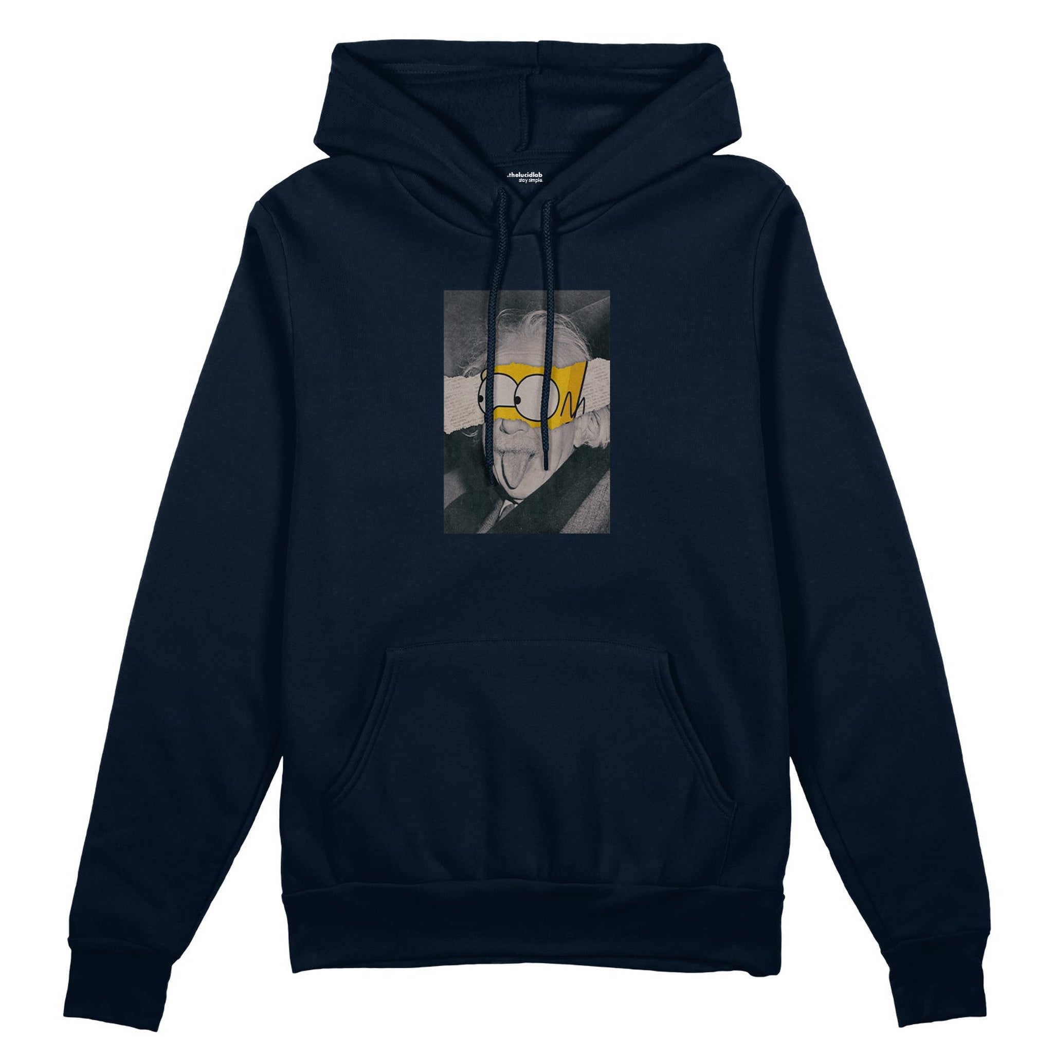 Albert Einstein / Homer Simpson Oversize Hoodie