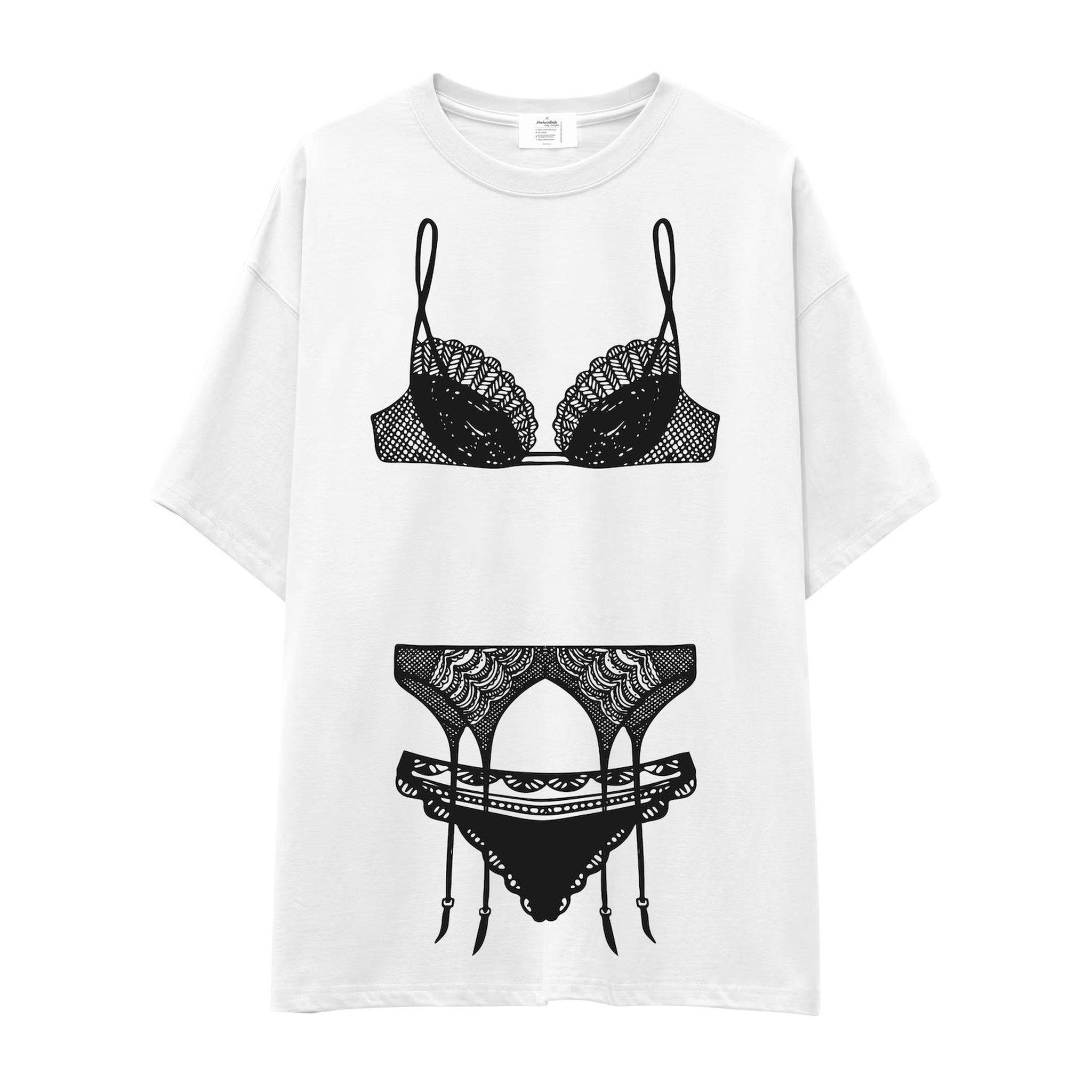 Noir Seduce Oversize Tişört