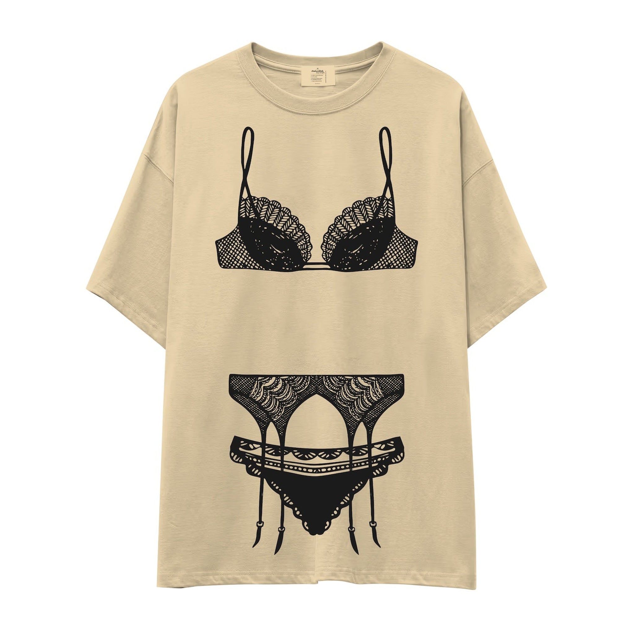 Noir Seduce Oversize Tişört