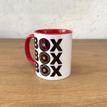 Box Box Box Kırmızı Kulplu Bardak