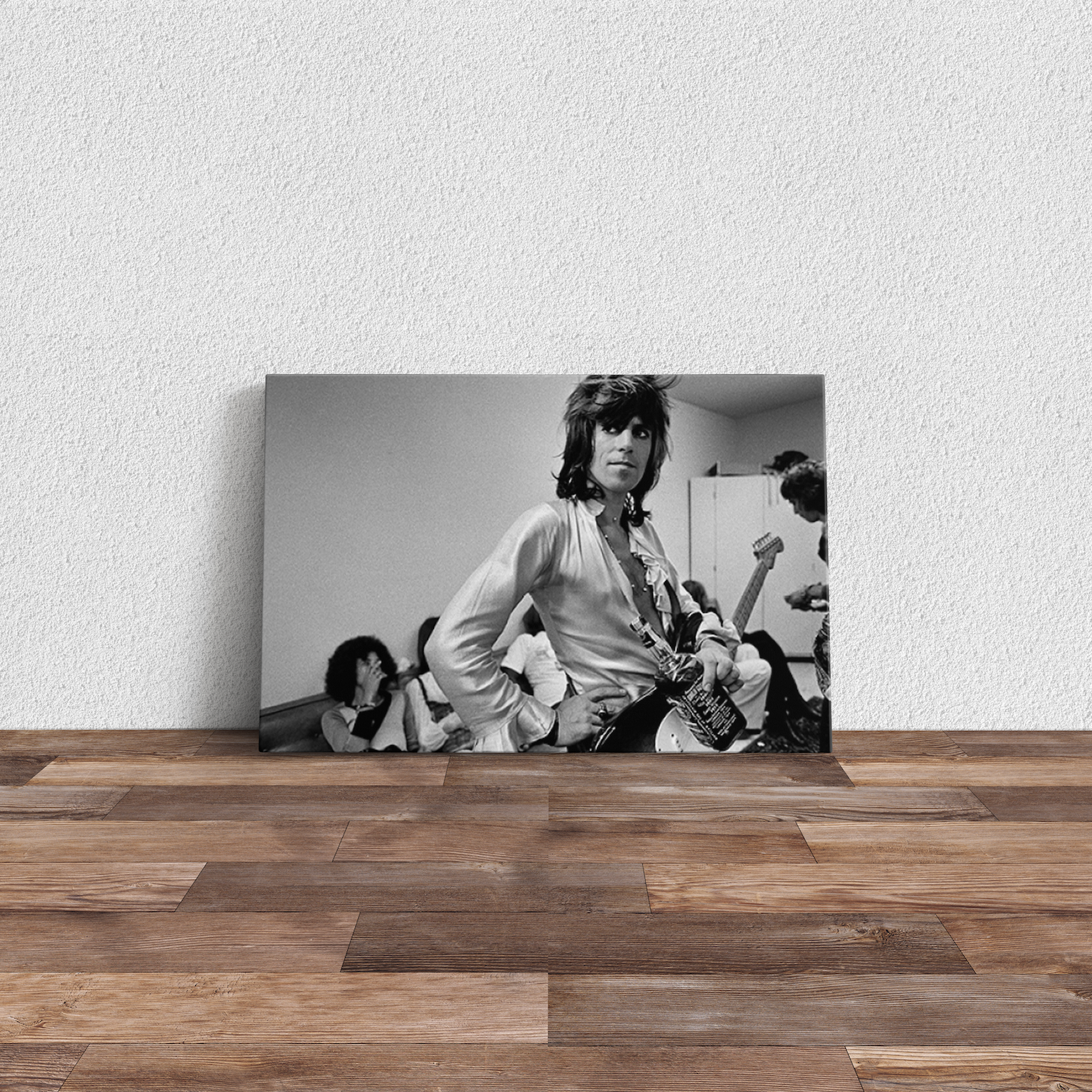 Keith Richards Backstage 1972 Kanvas Tablo