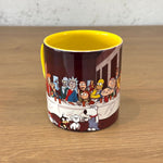 Champions Last Supper Sarı Kulplu Bardak