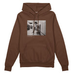 Amy Winehouse at the laundromat 2004 Oversize Hoodie