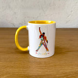 Freddie Mercury Sarı Kulplu Bardak
