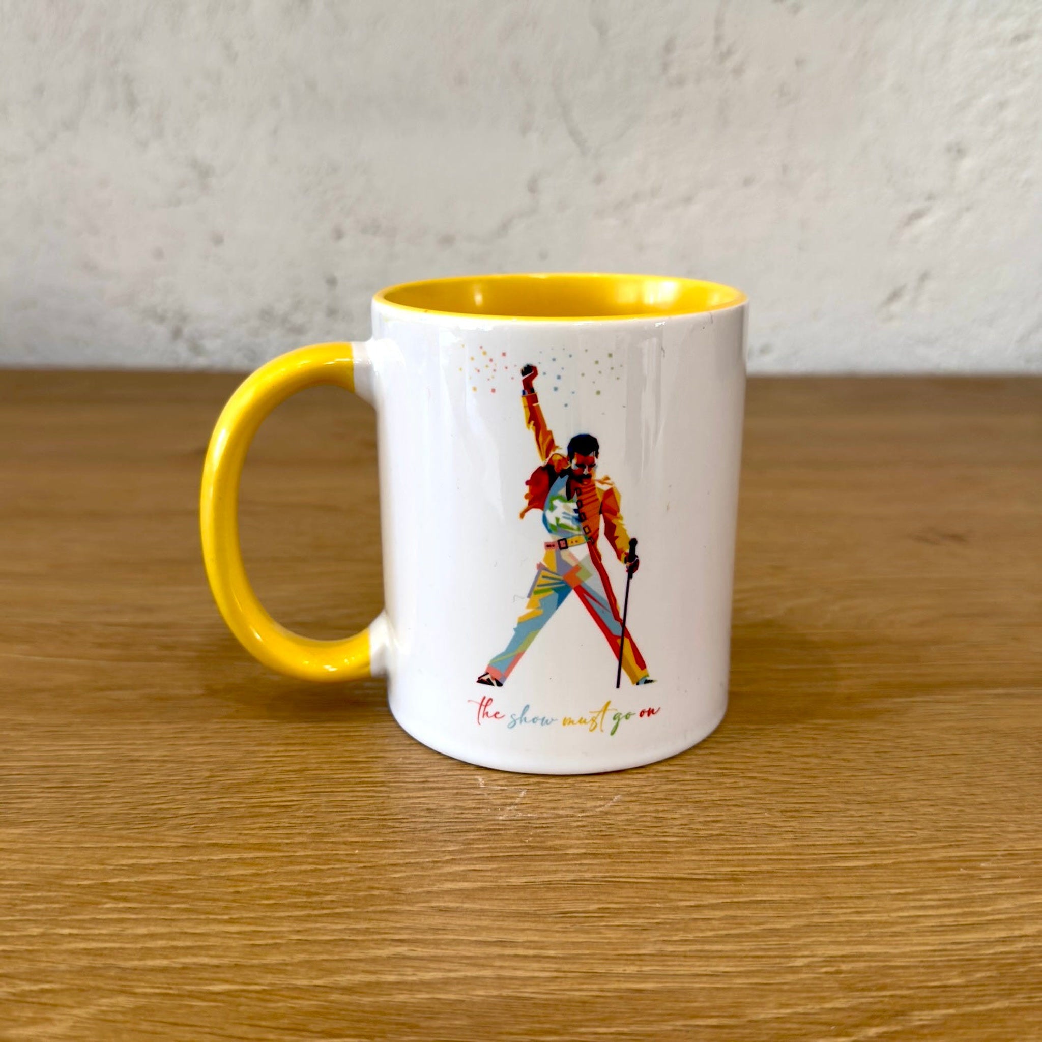 Freddie Mercury Sarı Kulplu Bardak