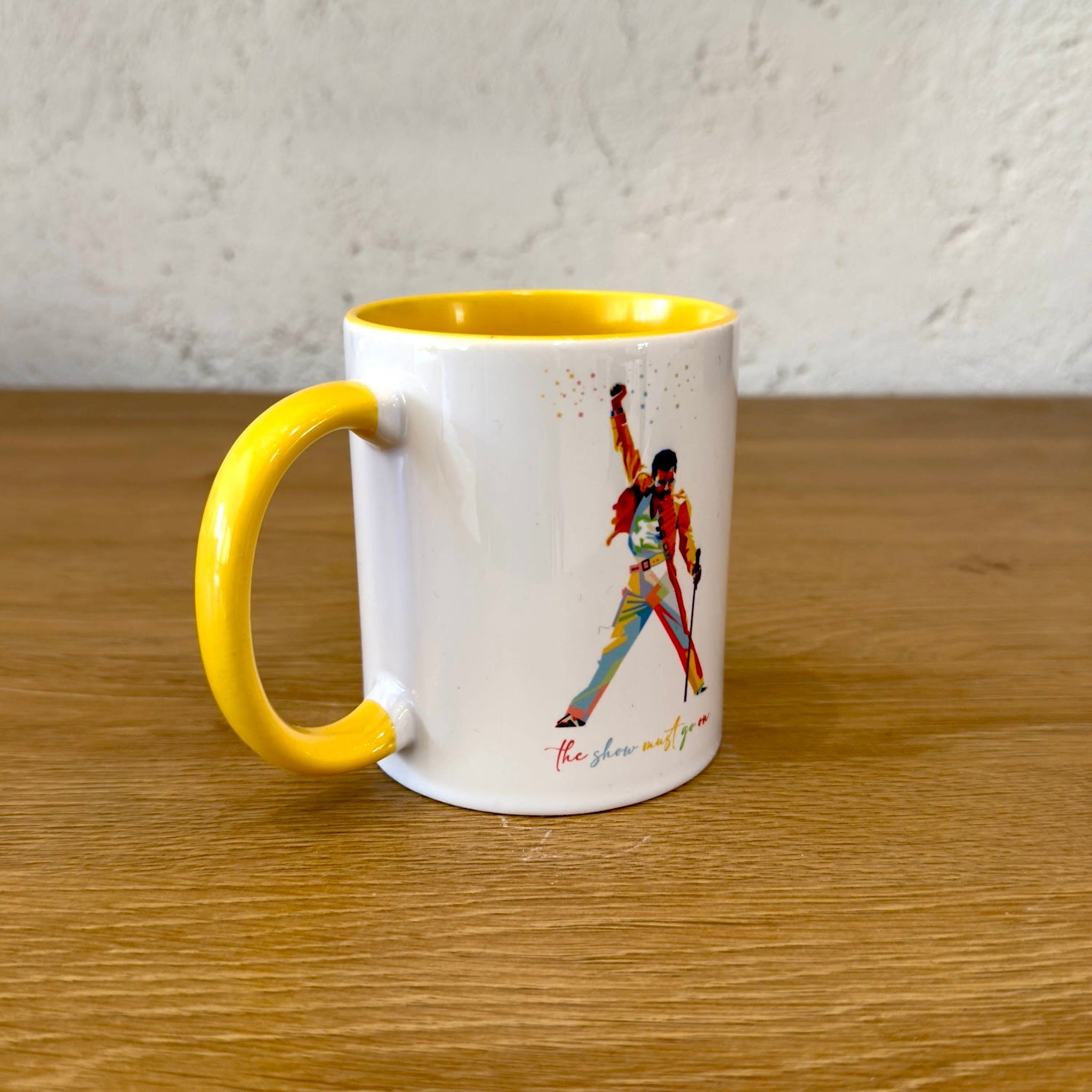 Freddie Mercury Sarı Kulplu Bardak
