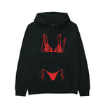 Red Bikini Hoodie
