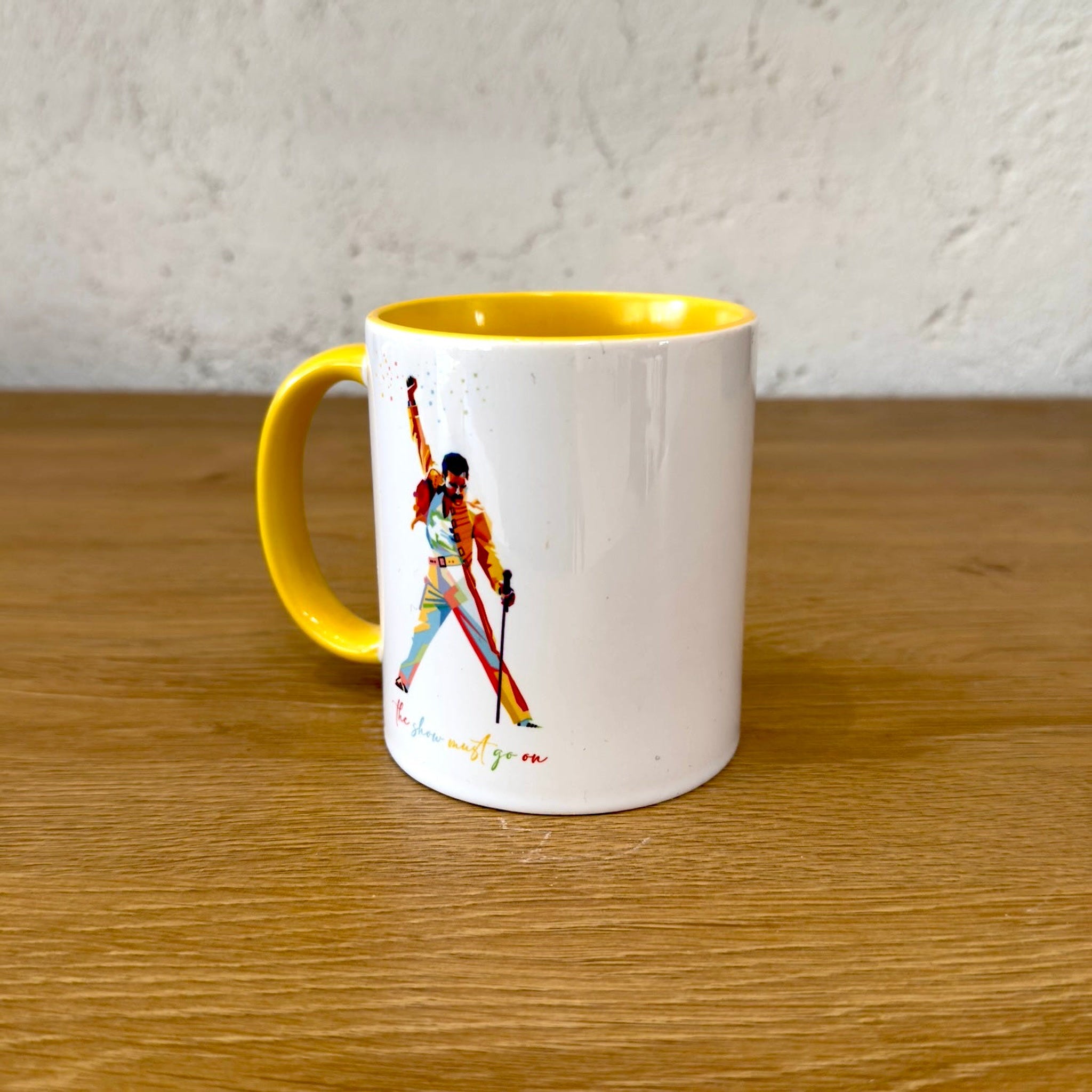 Freddie Mercury Sarı Kulplu Bardak