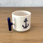 SAILOR - Çapa T Lacivert Kulplu Bardak