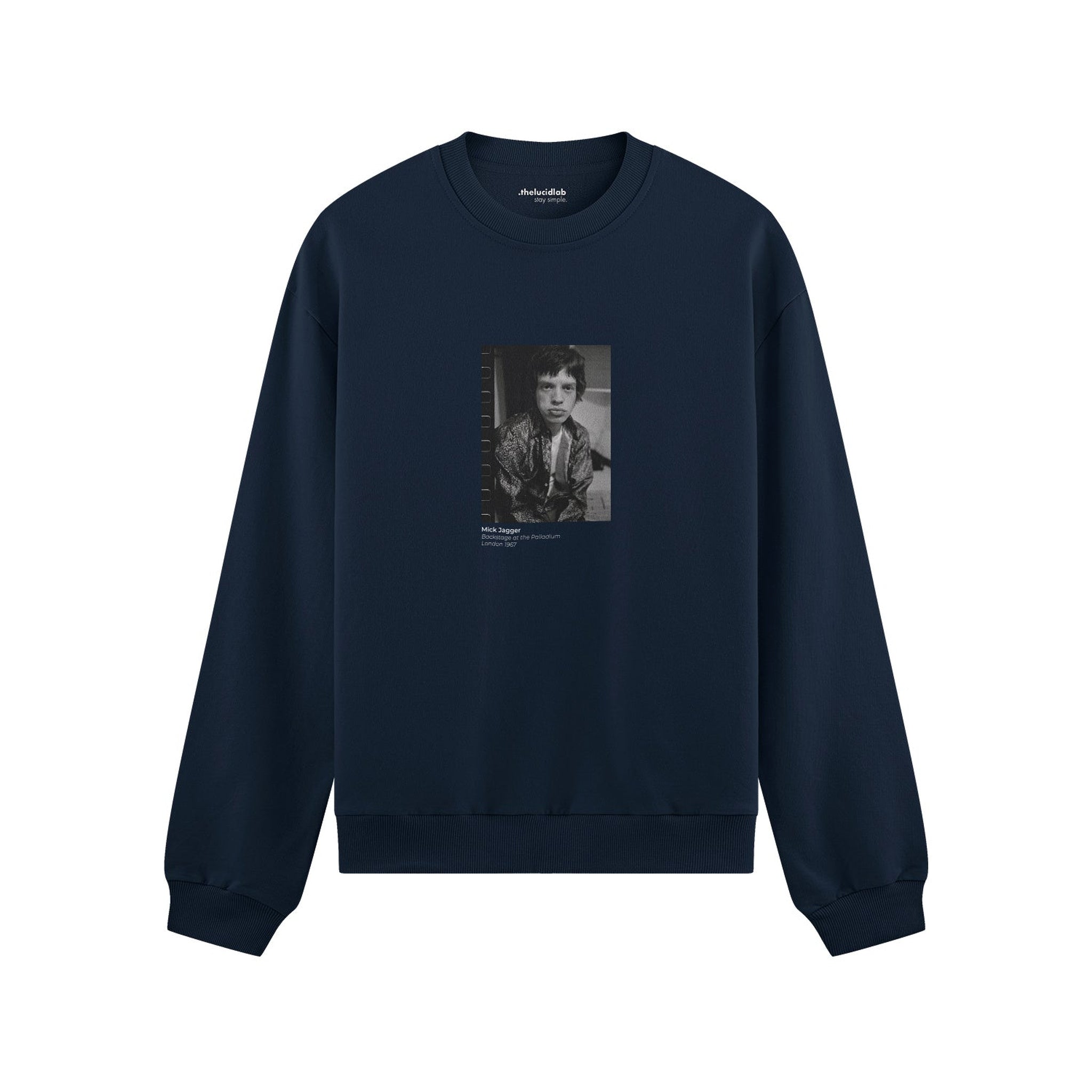 Mick Jagger backstage at the Palladium London 1967 Oversize Sweatshirt