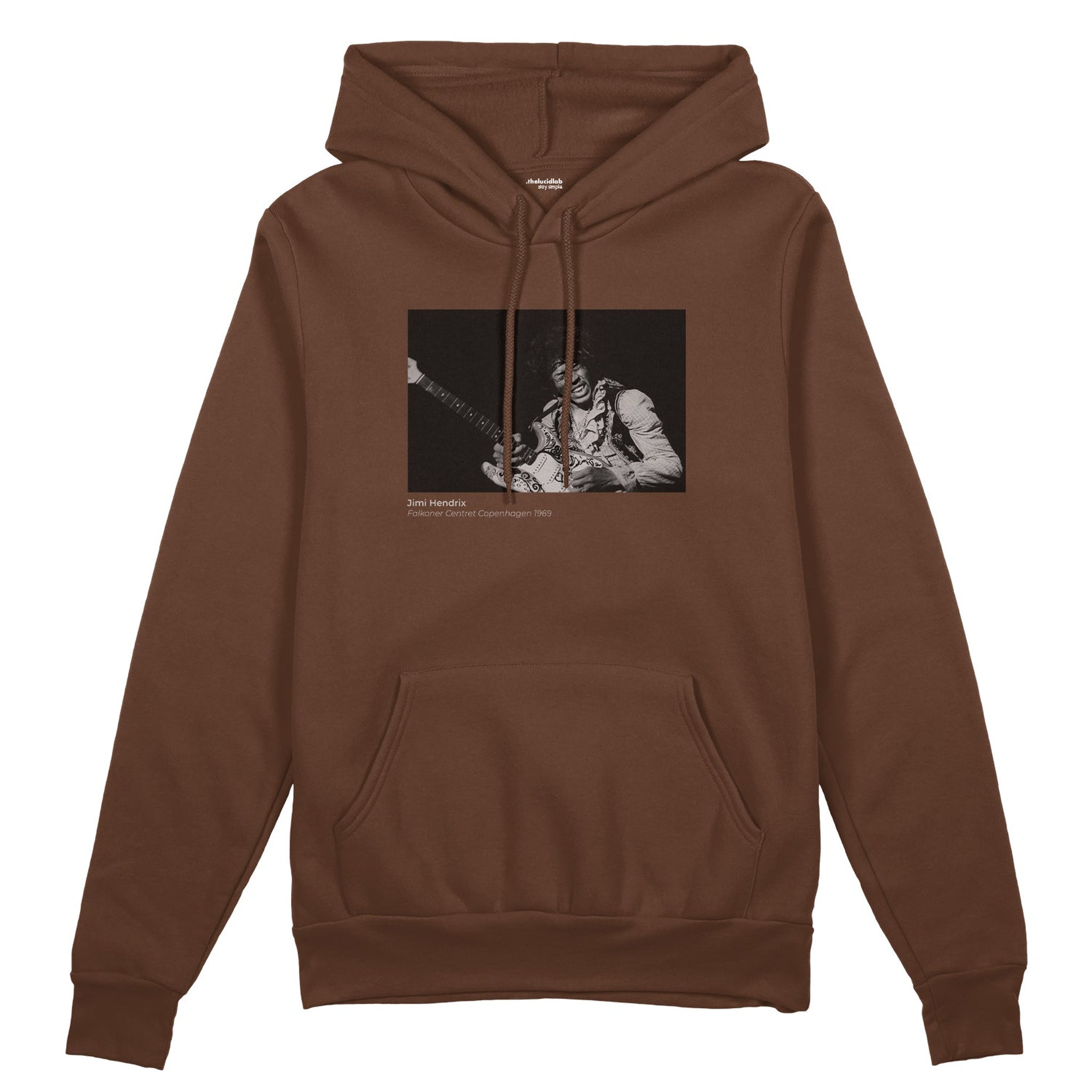 Jimi Hendrix Falkoner Centret Copenhagen 1969 Oversize Hoodie