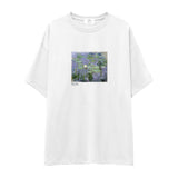 Water Lilies Oversize Tişört