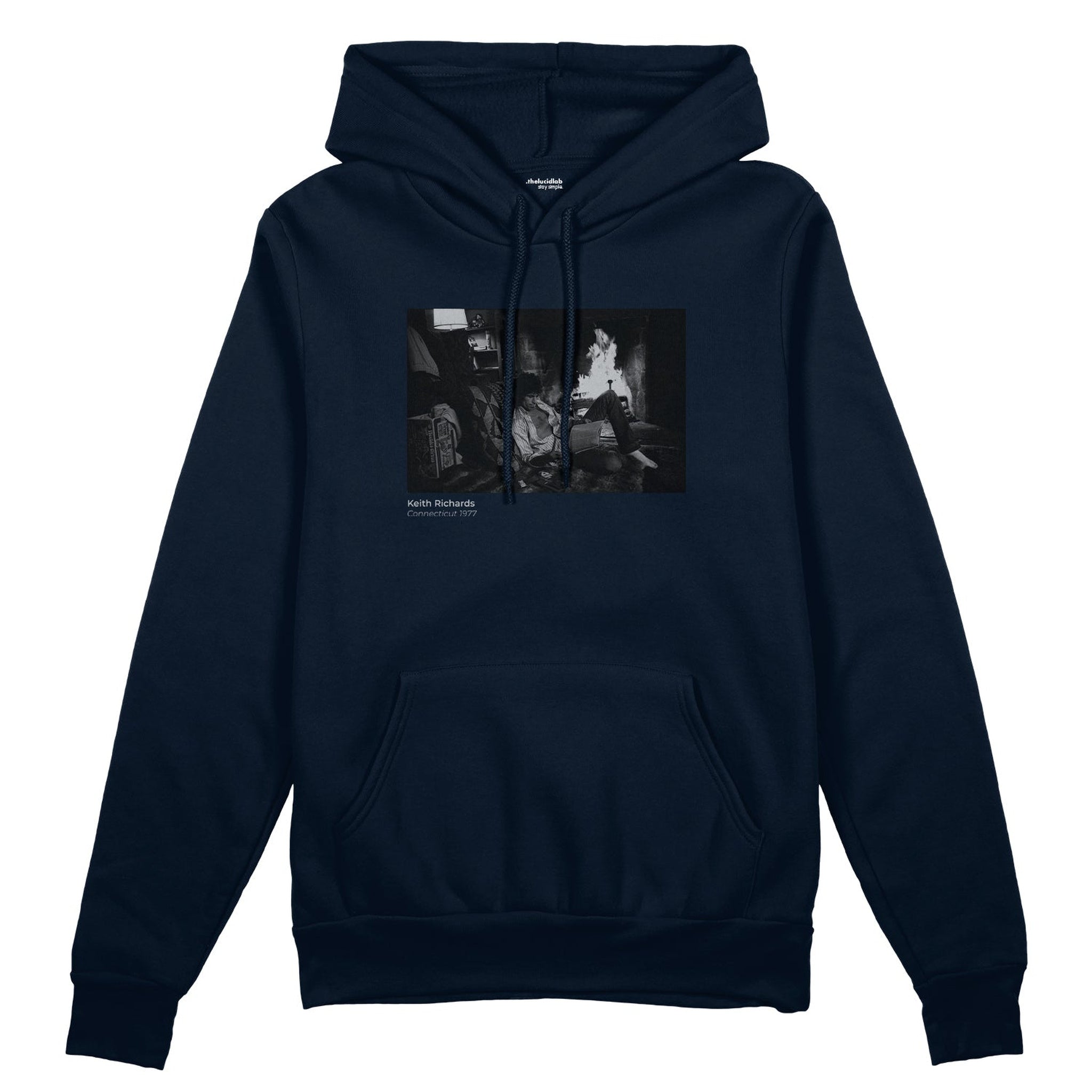 Keith Richards Connecticut 1977 Oversize Hoodie