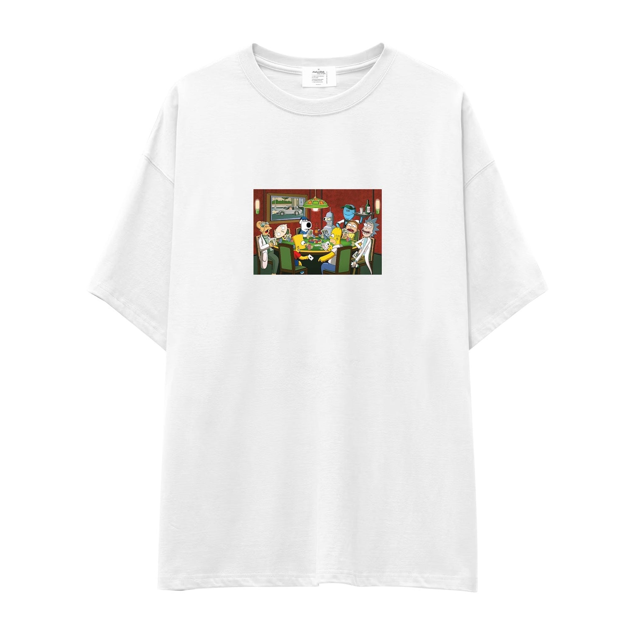 Champions League Poker Oversize Tişört