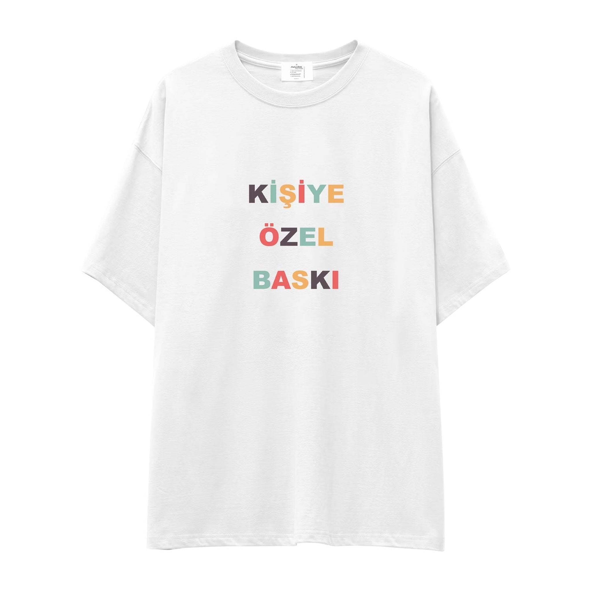 Kişiye Özel Baskılı Oversize Tişört