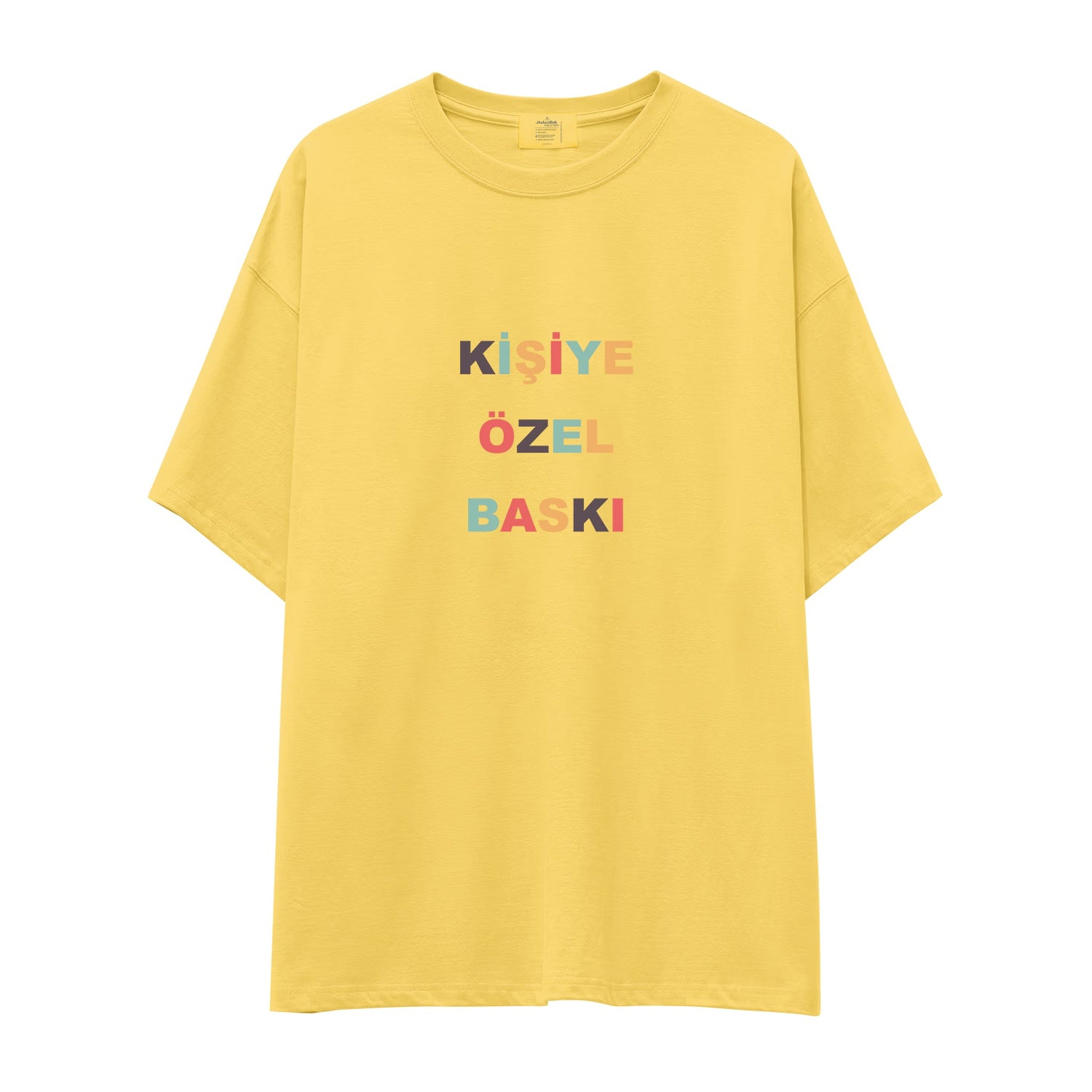Kişiye Özel Baskılı Oversize Tişört