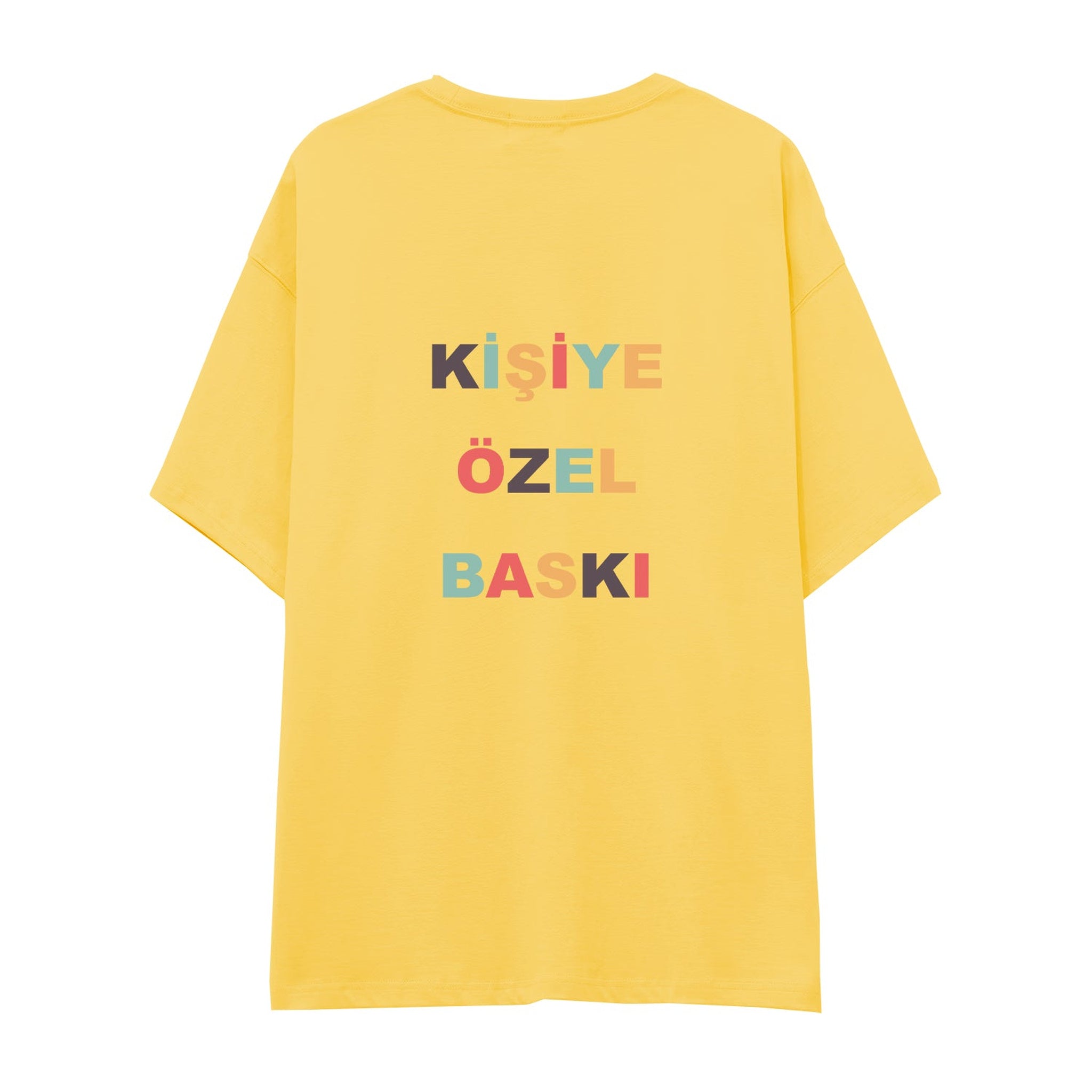 Kişiye Özel Baskılı Oversize Tişört