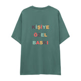 Kişiye Özel Baskılı Oversize Tişört