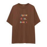 Kişiye Özel Baskılı Oversize Tişört