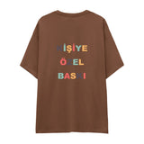 Kişiye Özel Baskılı Oversize Tişört