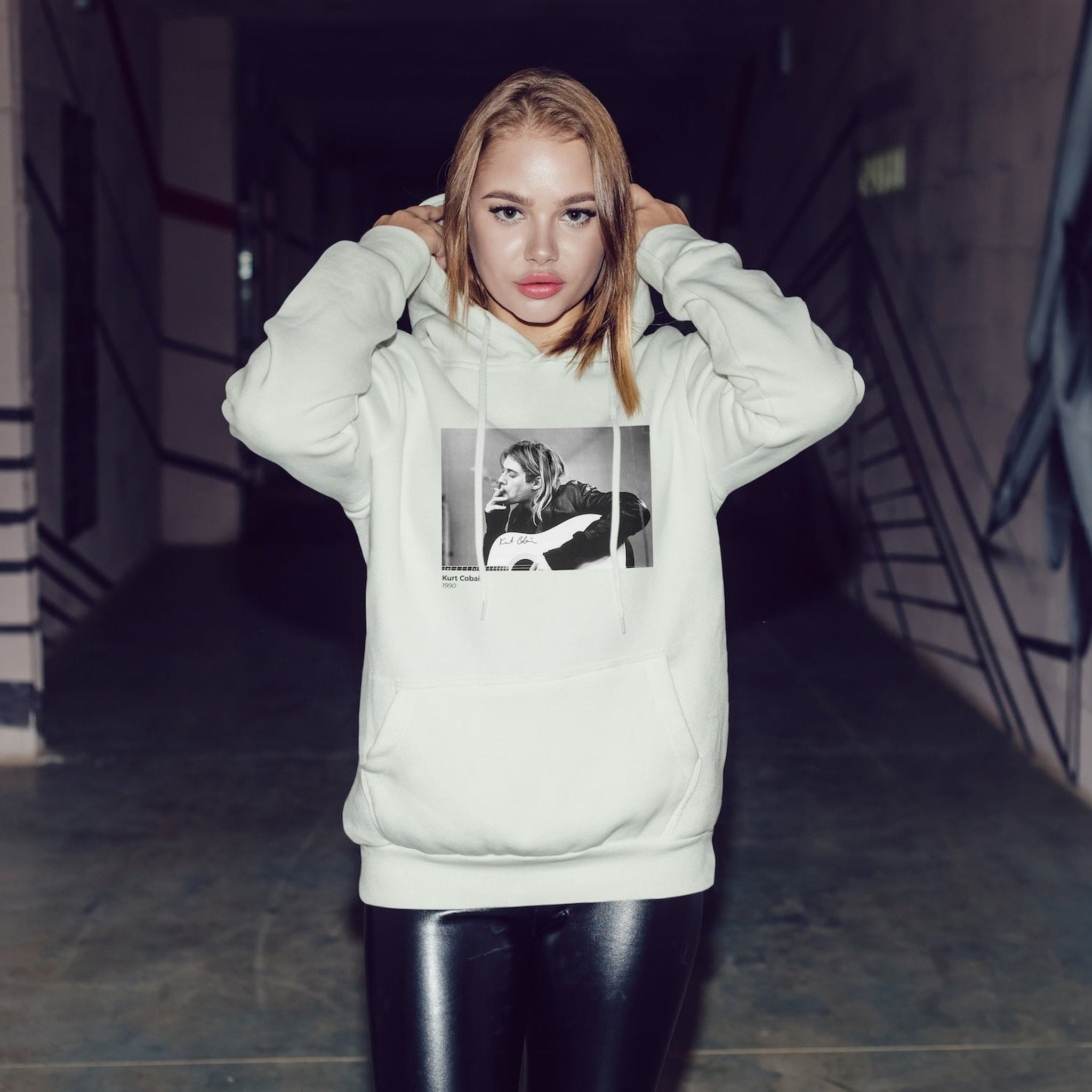 Kurt Cobain 1990 Oversize Hoodie