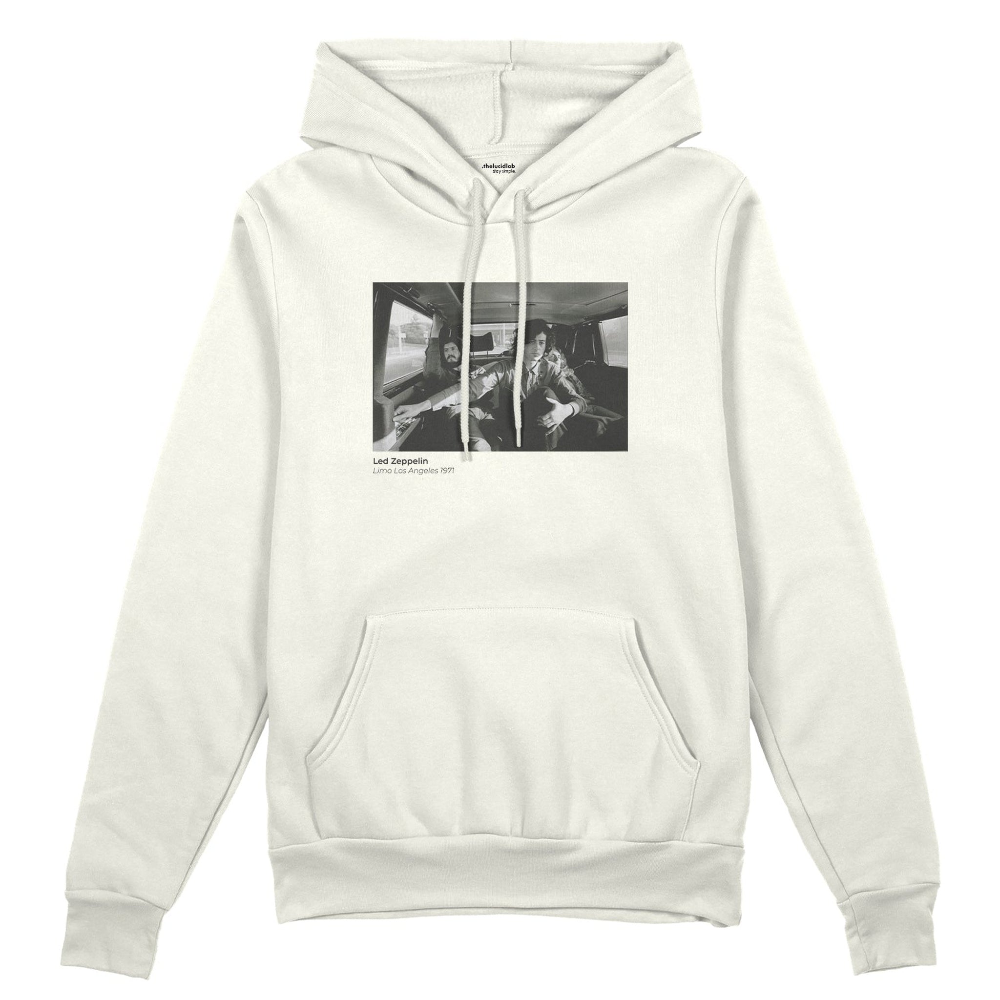 Led Zeppelin Limo Los Angeles 1971 Oversize Hoodie