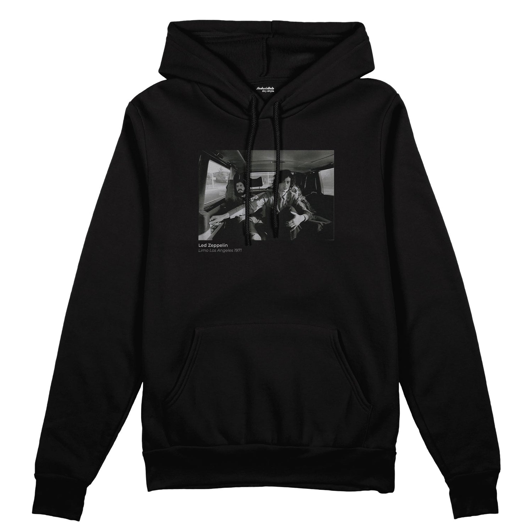 Led Zeppelin Limo Los Angeles 1971 Oversize Hoodie