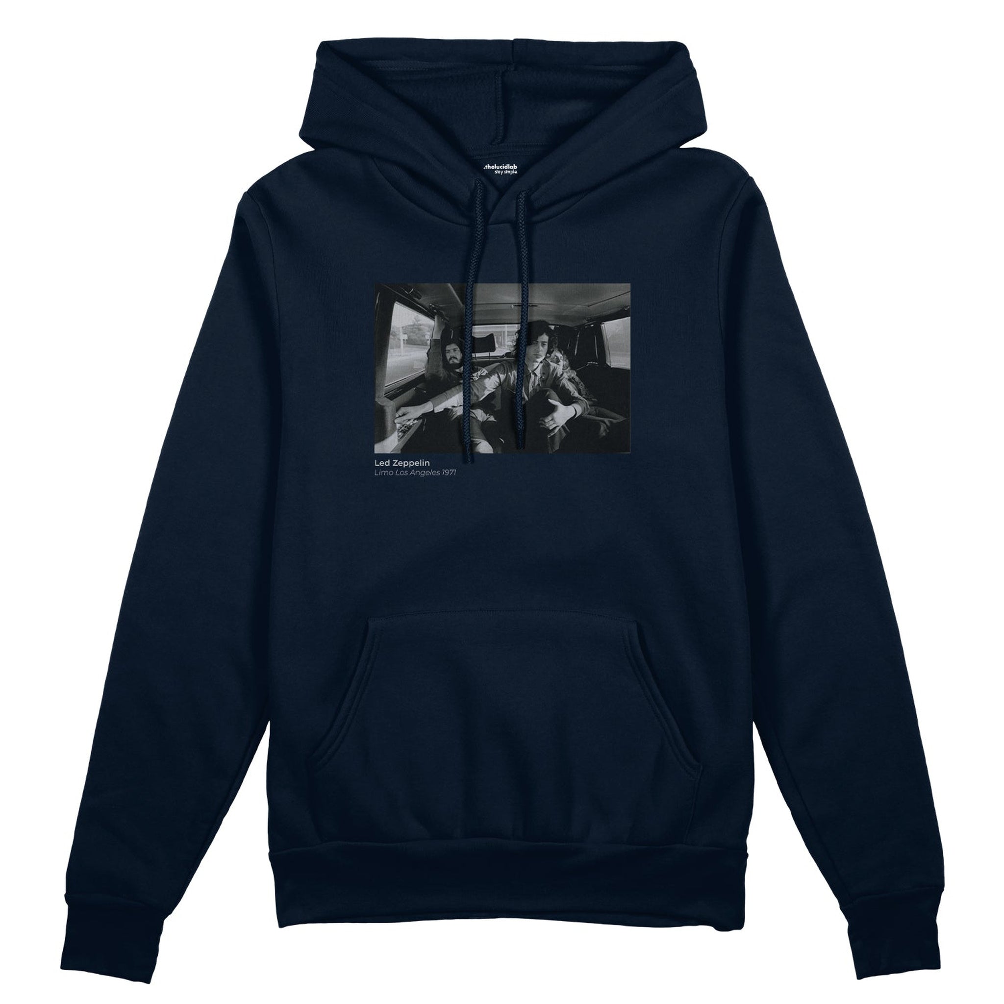 Led Zeppelin Limo Los Angeles 1971 Oversize Hoodie