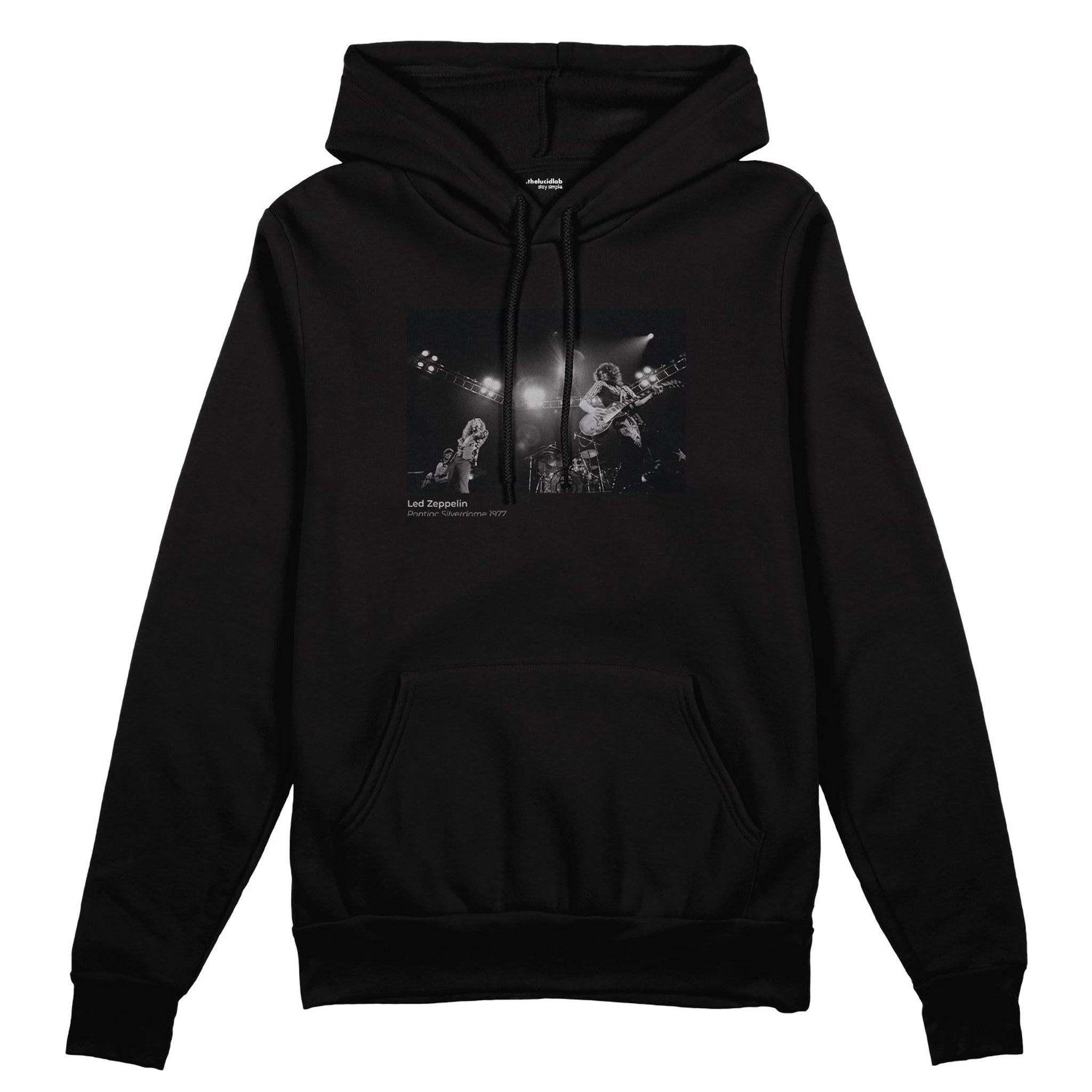 Led Zeppelin Pontiac Silverdome 1977 Oversize Hoodie