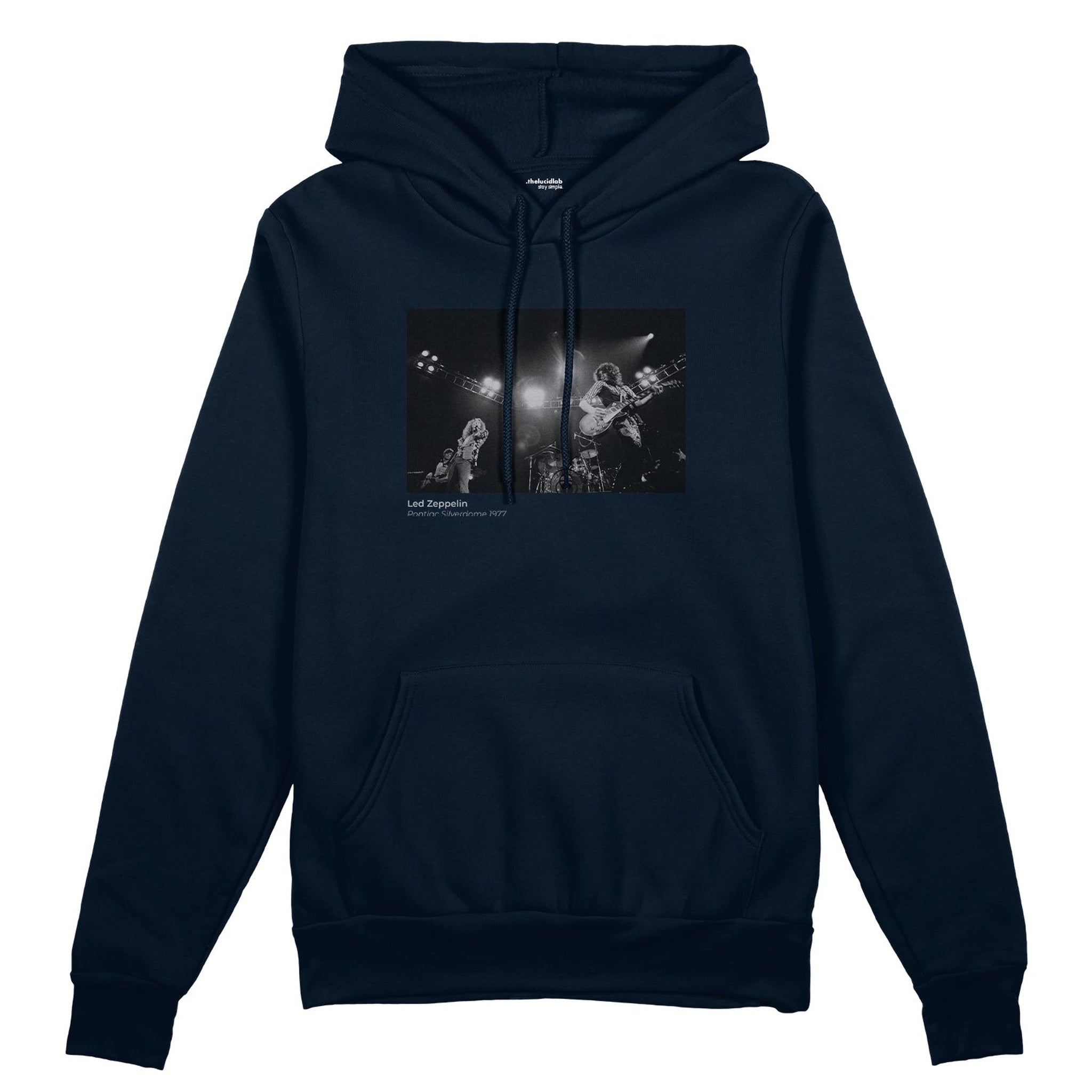 Led Zeppelin Pontiac Silverdome 1977 Oversize Hoodie
