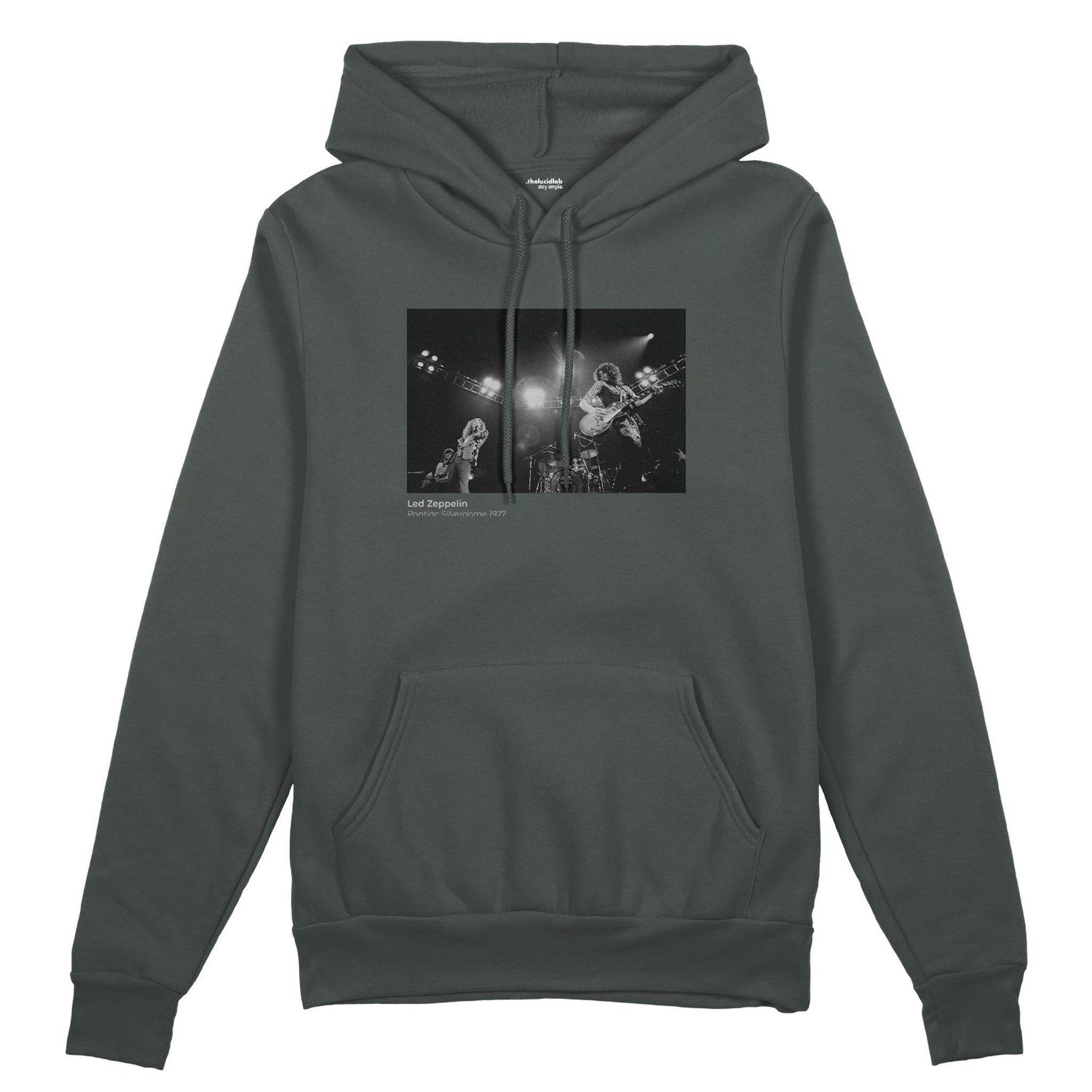 Led Zeppelin Pontiac Silverdome 1977 Oversize Hoodie