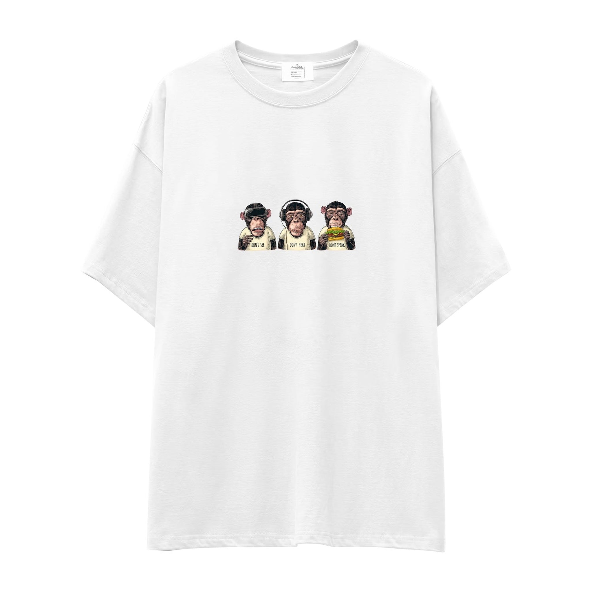 Diplomatic Monkeys Oversize Tişört