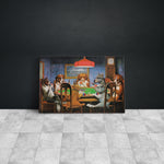 Dogs Playing Poker Kanvas Tablo