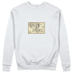 Yüzüklerin Efendisi Orta Dünya Haritası - Lord Of The Rings Sweatshirt