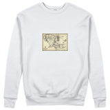 Yüzüklerin Efendisi Orta Dünya Haritası - Lord Of The Rings Sweatshirt